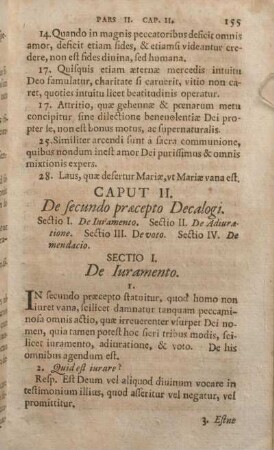 Caput II. De secundo praecepto Decalogi.