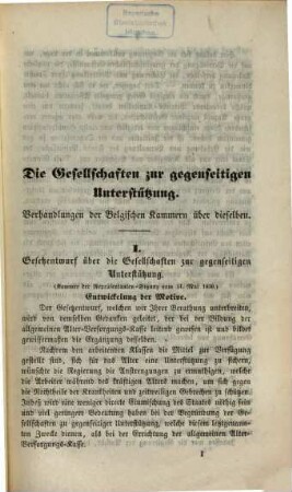 Mittheilungen des Centralvereins für das Wohl der Arbeitenden Klassen. 12. 1852