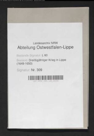 Kriegskontributionen und sonstige Leistungen (Fourage, Servisgelder, Reise- und Kostgelder etc. ) 1646