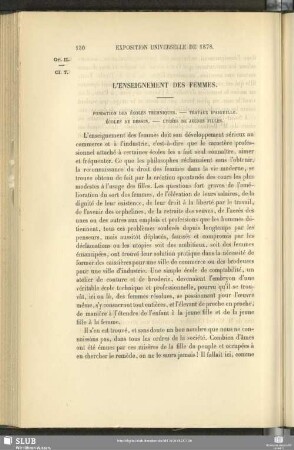 L'Enseignement Des Femmes