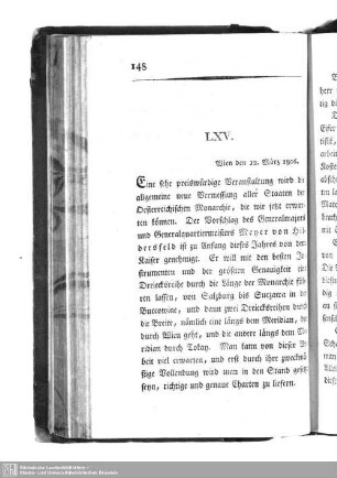 LXV. Wien den 12. März 1806