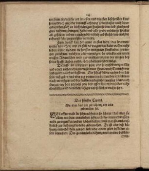 Das fünffte Capitel. Wie man das bad zur bähung des leibs gebrauchen sol