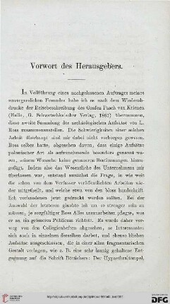 Vorwort des Herausgebers