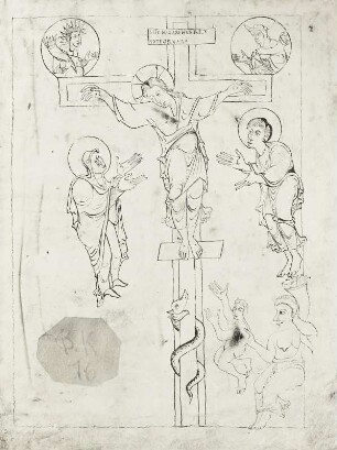 Abdinghofer Evangeliar & Kreuzigung