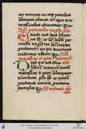 [98v] S. Medardi episcopi.