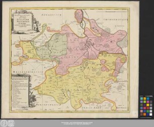 Geographische Delineation derer Aemter Doelitsch Bitterfeld Zörbig