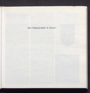 Die Patenschaften in Bayern