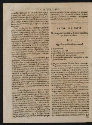 Titulus XXVIII.