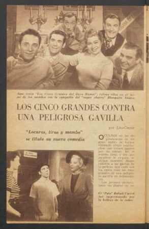 Los "Cinco Grandes" contra una peligrosa gavilla