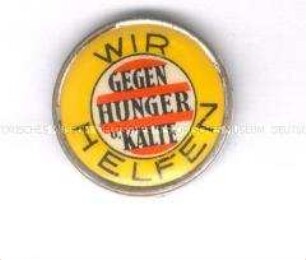 WHW-Abzeichen, "Wir helfen gegen Hunger und Kälte", Reichsstraßensammlung vom November 1933