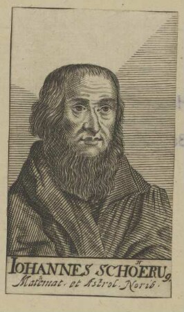 Bildnis des Iohannes Schoenerus