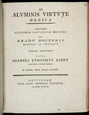 De Aluminis Virtute Medica