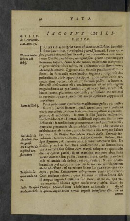 Iacobus Milichius.