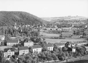 Freital. Stadtansicht. Blick zum Windberg
