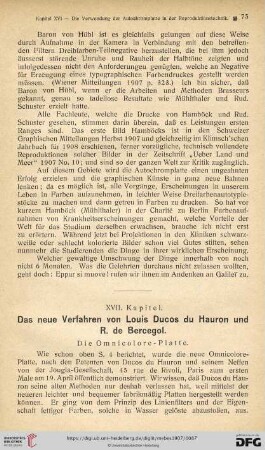 XVII. Kapitel