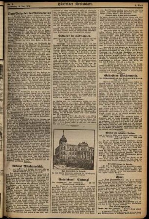 Zweite Ausgabe vom Donnerstag, den 10. Januar 1929.