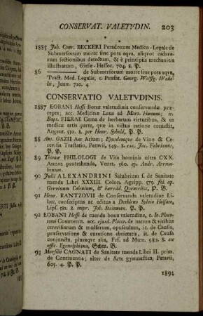 Conservatio valetudinis. - Materia med. e regno minerali.