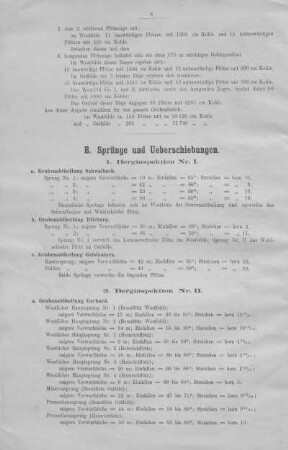 2. Berginspektion Nr. II,