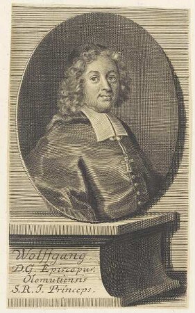 Bildnis des Wolffgang Hannibal Fürstbischof von Olmütz