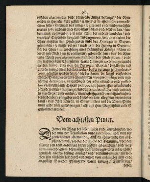 82-127, Vom Achtesten Punct.