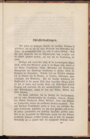 Schlußbetrachtungen.
