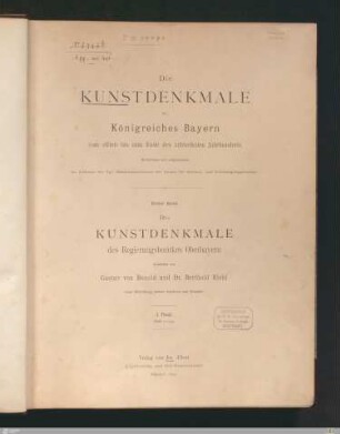 1. Teil, Tafeln: Tafel 1 - 130
