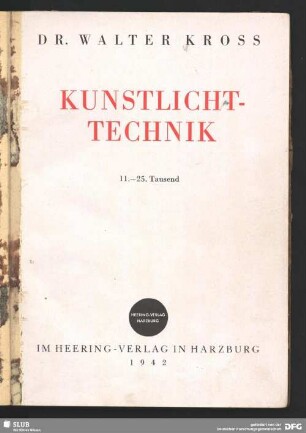 Kunstlicht-Technik