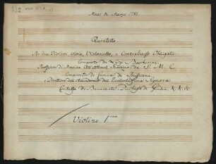Quintette; vl (2), vla, vlc, cb; D-Dur; G 339; op.39,3