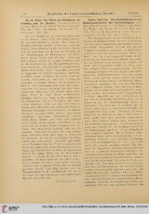 [Rezension von: M. Halm, Die Türen der Stiftskirche in Altötting und ihr Meister]