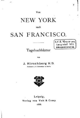 Von New York nach San Francisco