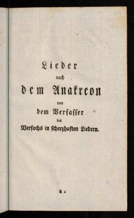 3-52, Lieder [...]