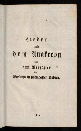 3-52, Lieder [...]