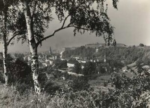 Glatz, Stadt und Festung von Nordosten