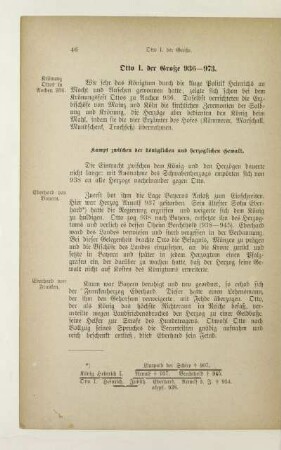 Otto I. der Große 936 - 973
