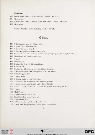 Glas (Nr. 485-509)