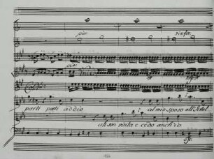 Duett Tancia/Sandrina "Deh mia cara in quest'istante", Parte II/9. Seite136 der Partitur