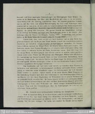 III. Versuche einer mathematischen Erklärung der Klangfiguren