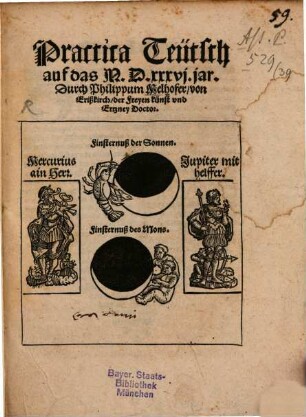 Practica Teutsch auf das 1536 jar