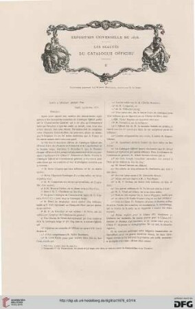 Exposition universelle de 1878, [2]: Les beautés du catalogue oficiell