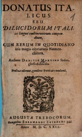 Donatus italicus