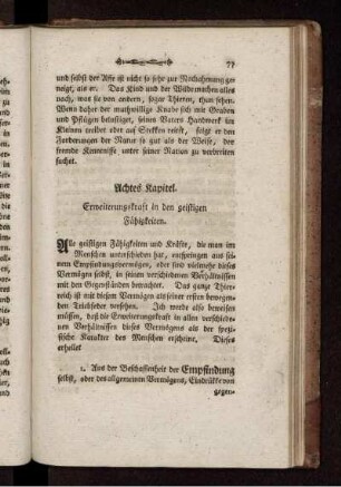 Achtes Kapitel. Erweiterungskraft in den geistigen Fähigkeiten.