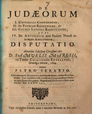 De Vetervm Concionibus Dissertatio