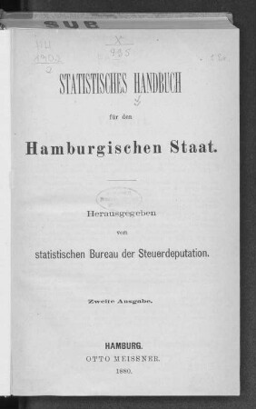 2.1880: Statistisches Jahrbuch