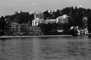 Überlingen: Moderne Wohnblöcke am See (vom Schiff aus)