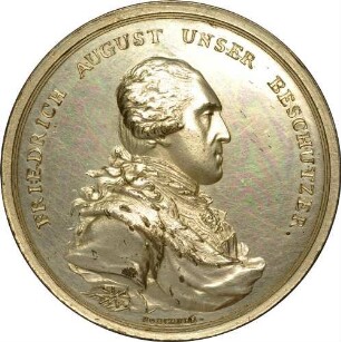 König Friedrich August I. - Preismedaille der Leipziger Ökonomische Gesellschaft
