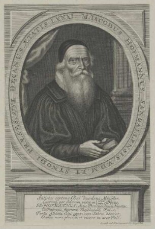 Bildnis des Iacobus Hofmannus