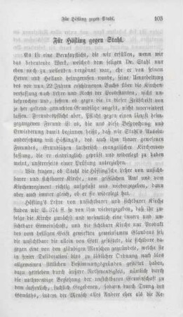 103-127 Für Höfling gegen Stahl