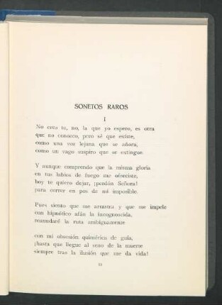 Sonetos raros