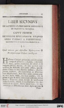 [Originvm ecclesiasticarvm] liber secvndvs