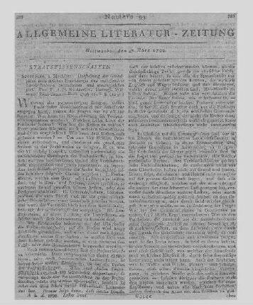 Weckherlin, F. A. H.: Darstellung der Grundsätze nach welchen Frohndienste und insbesondere Landesfrohnen auszutheilen und auszugleichen sind. Stuttgart: Macklot 1798